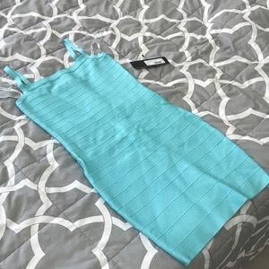 Marciano Chesna Bandage Dress Bisera Blue XS NWT